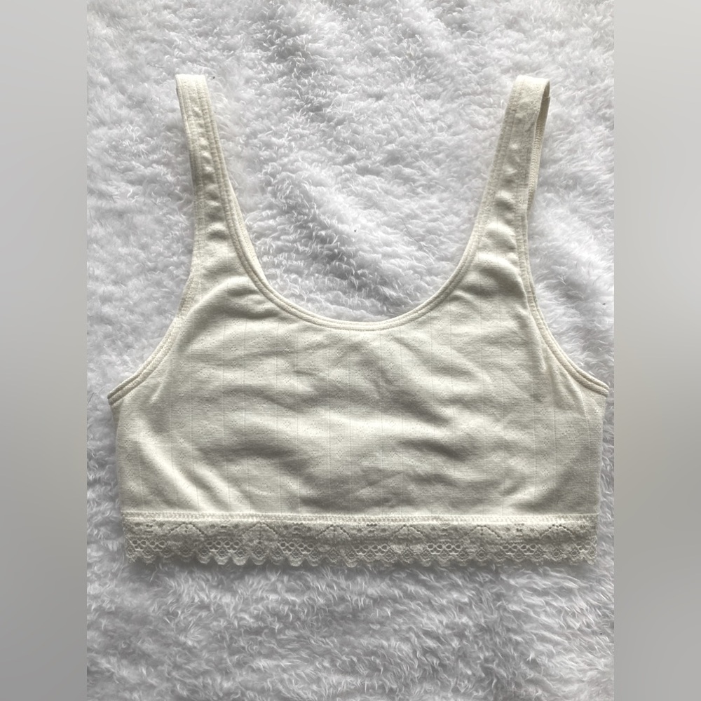 Aerie Ribbed Lace Bralette